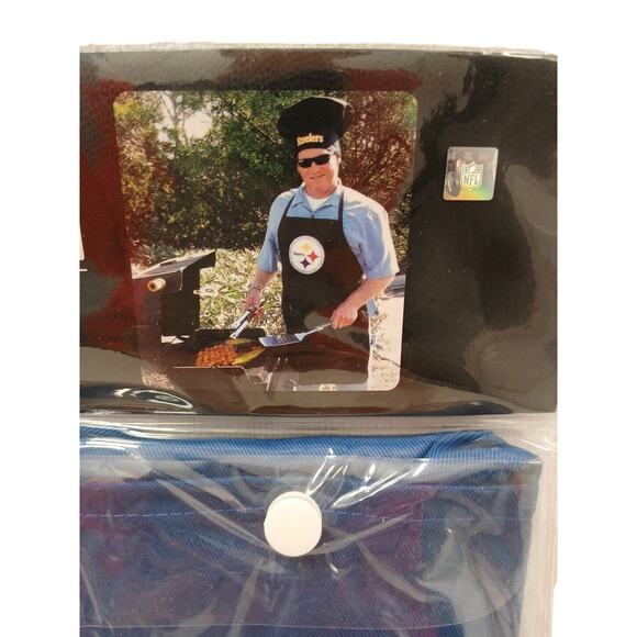 NFL Chef 2pc Set Apron Hat Indianapolis Colts Football Gift Cook BBQ Dad Father - Picture 7 of 9